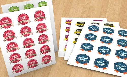 Cetak Stiker Cutting Die Cut di Rajawali Digital Printing