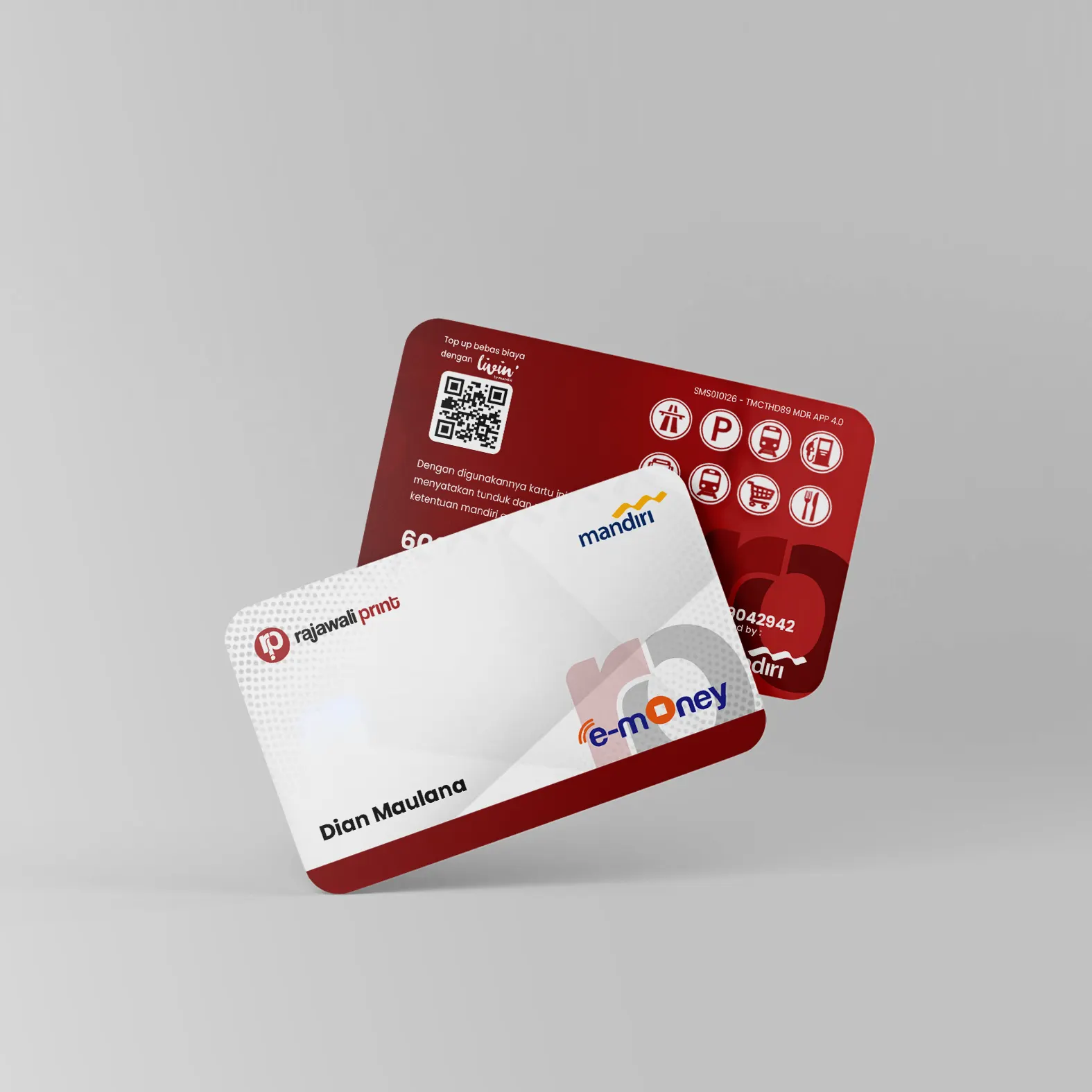 Kartu E-Money Custom UV Print