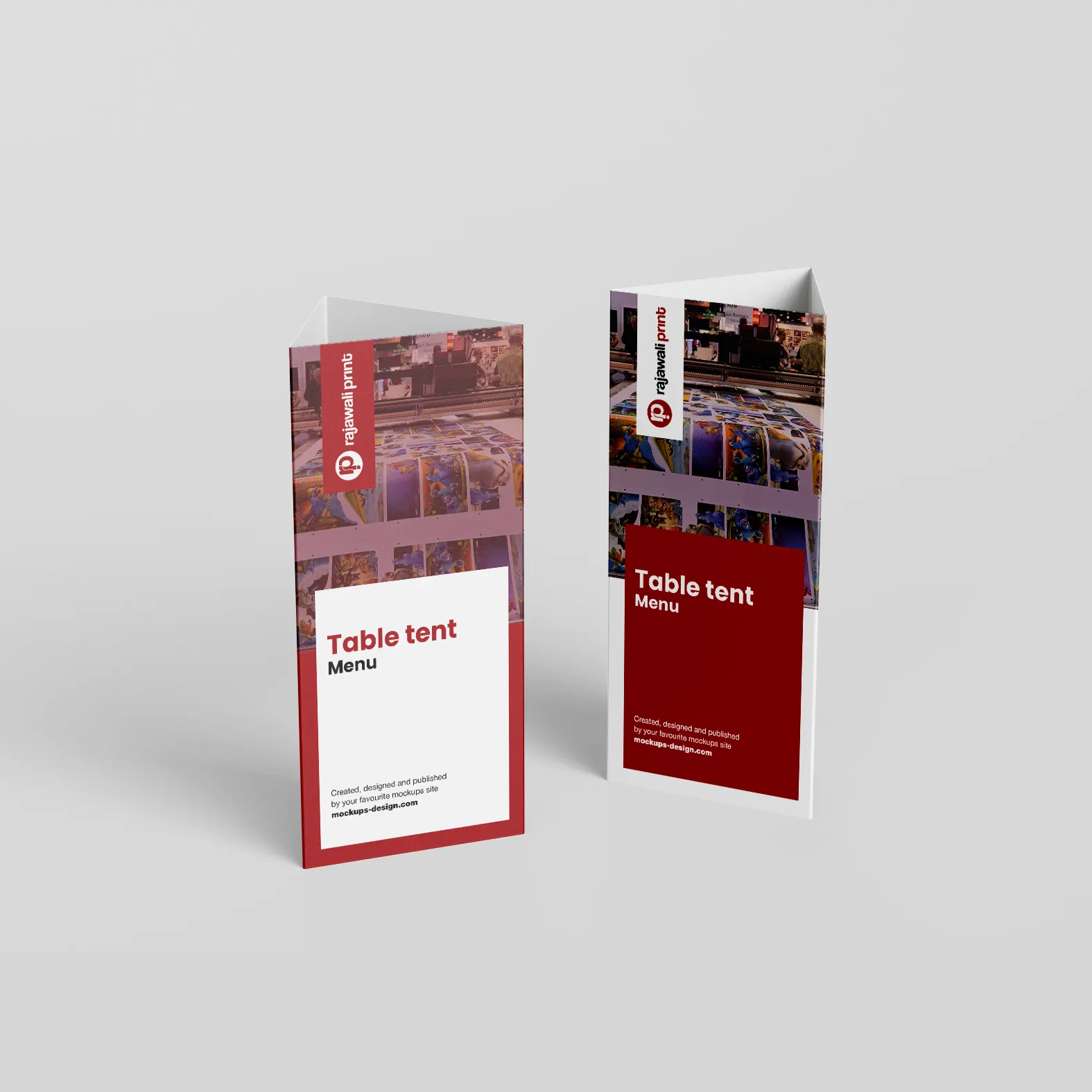 Table Tent Menu